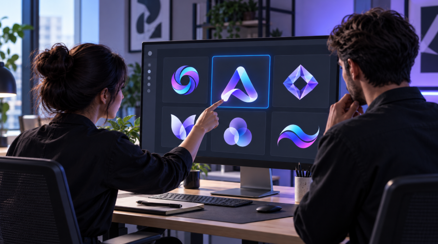 Best AI logo generator concepts made with Kling IMAGE 3.0 